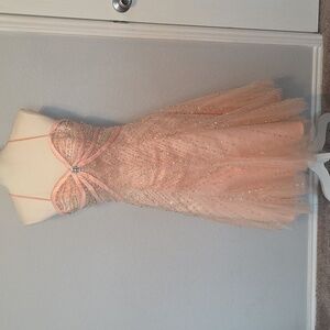 Posh Pink Ruched Sweetheart Sundress for Prom